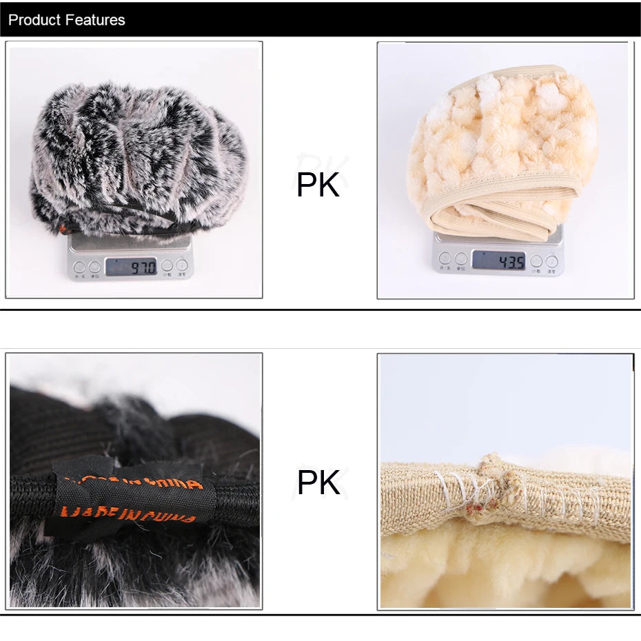 Belro plush winter car steering wheel cover in soft, cozy fabric designed for winter warmth and grip.