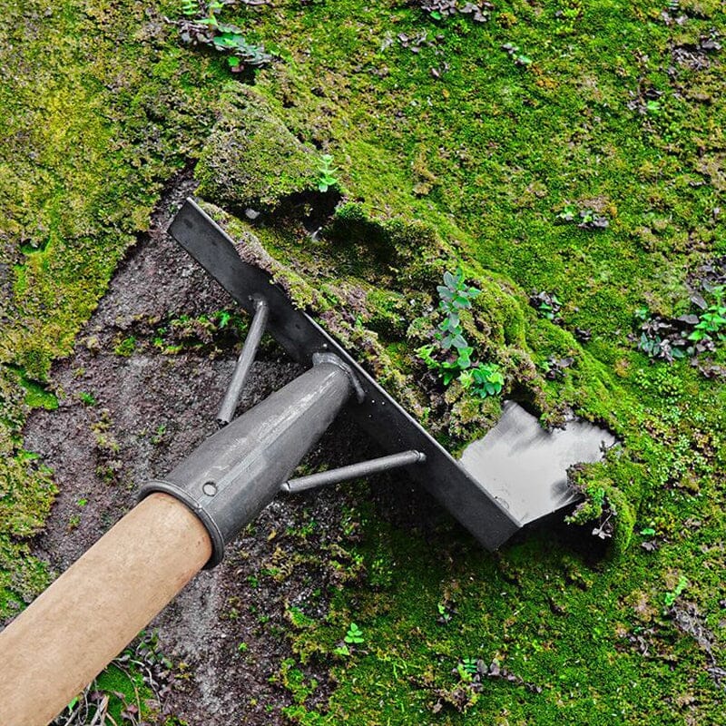 Belro multifunctional cleaning shovel for home and garden, outdoor garden tool with a sturdy metal scoop and ergonomic handle.