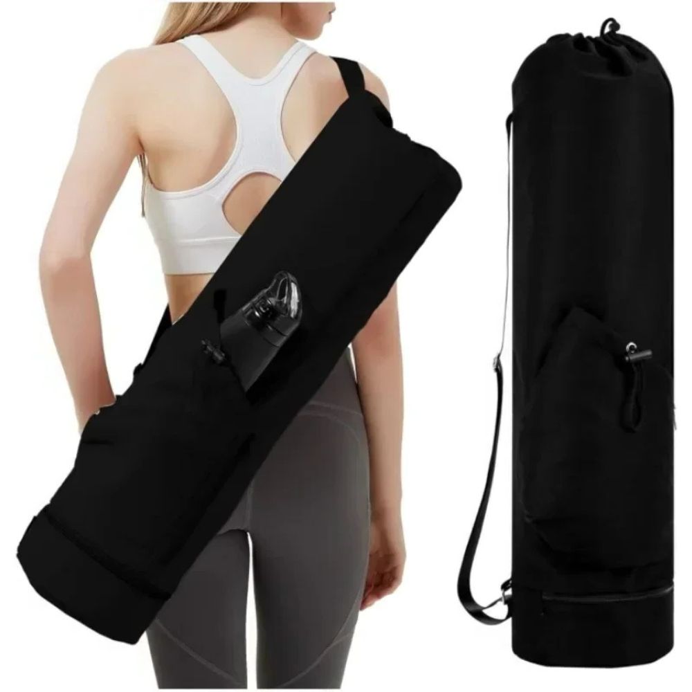 Belro multi-purpose yoga mat bag with wet storage, designed for men, showing the bag's spacious design and adjustable strap.