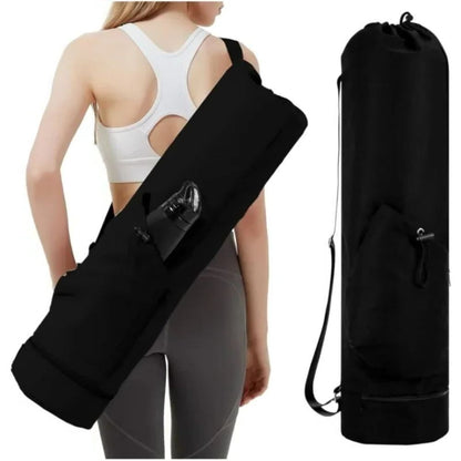 Belro multi-purpose yoga mat bag with wet storage, designed for men, showing the bag's spacious design and adjustable strap.