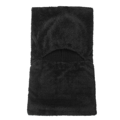 Belro knit beanie balaclava with attached visor, warm and cozy winter clothing for face and head coverage.