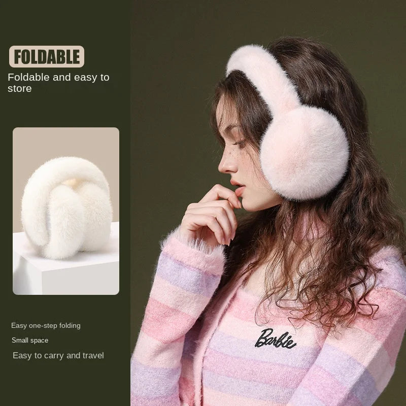 Belro luxury plush earmuffs for winter, soft and warm clothing accessory with cozy faux fur material.