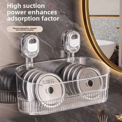Belro multipurpose suction cup storage rack attached to outdoor surface for organizing tools and accessories.