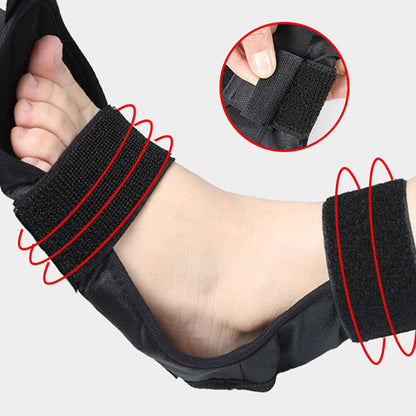Belro men's yoga stretch strap in black, shown coiled and ready for stretching exercises, made of durable material for flexibility.
