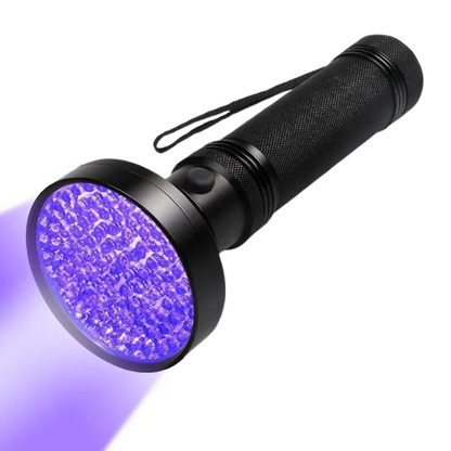 Belro UV flashlight for bed bug detection and stain finding, compact electronic UV light device for pest control and stain detection