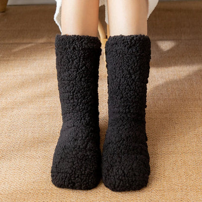 Belro winter plush indoor warm socks in cozy, soft fabric, perfect for keeping feet warm during cold weather.