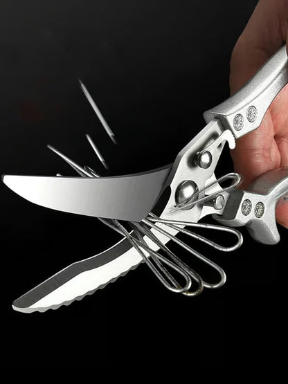 Belro chicken shears for kitchen and dining, stainless steel scissors ideal for poultry and meat preparation.