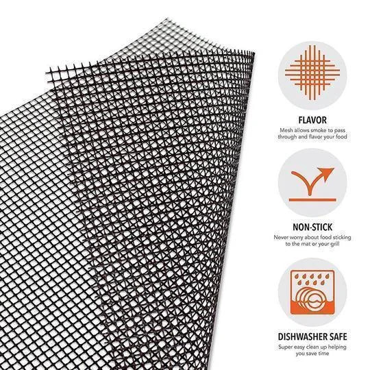 Belro grill mat for kitchen and dining, non-stick surface, perfect for grilling and cooking on barbecue or stovetop.