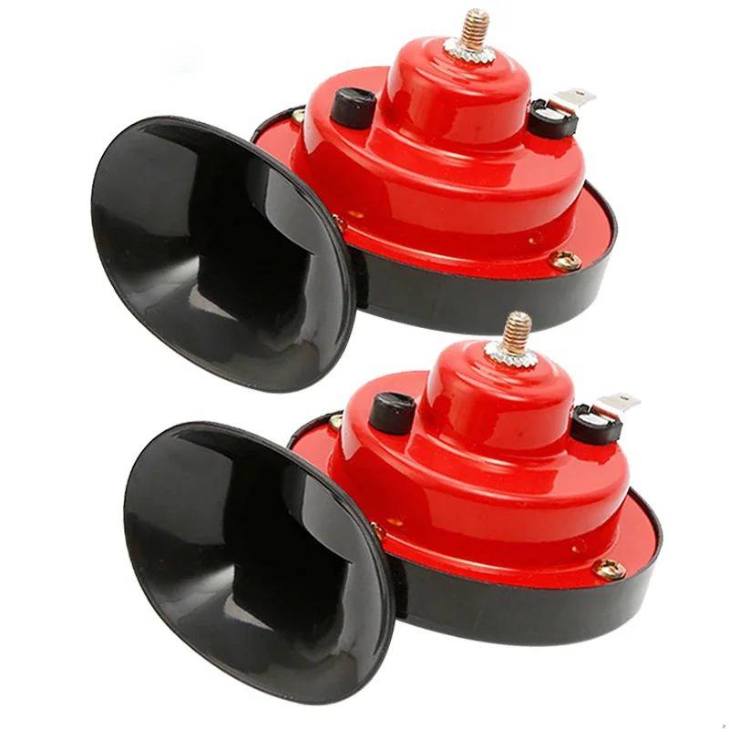 Belro Super Loud Train Horn mounted on a vehicle, showcasing its large, heavy-duty design for powerful audio output.