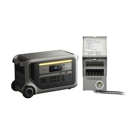 Casavibeo Anker SOLIX F3000 portable power station with multiple charging ports and digital display for outdoor use