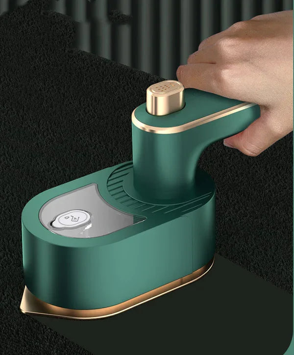 Belro mini travel steam iron for clothes, compact and portable, perfect for quick ironing during outdoor trips.