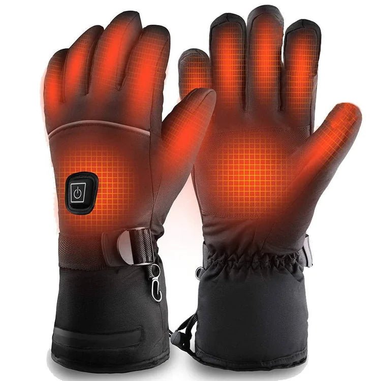 Belro rechargeable heated gloves with electric heating elements, designed for warmth and comfort in cold weather.