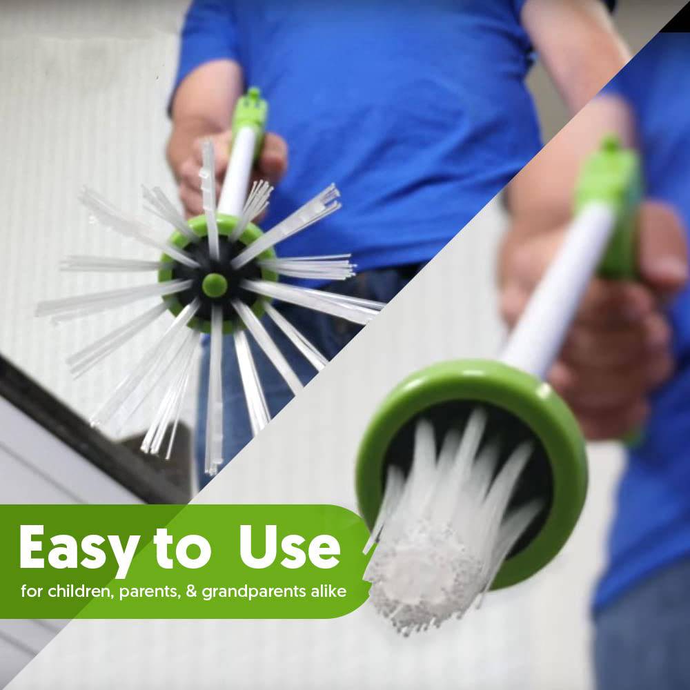 Belro bug catcher for outdoor pest control, showing a close-up of the device used to trap insects in the garden.