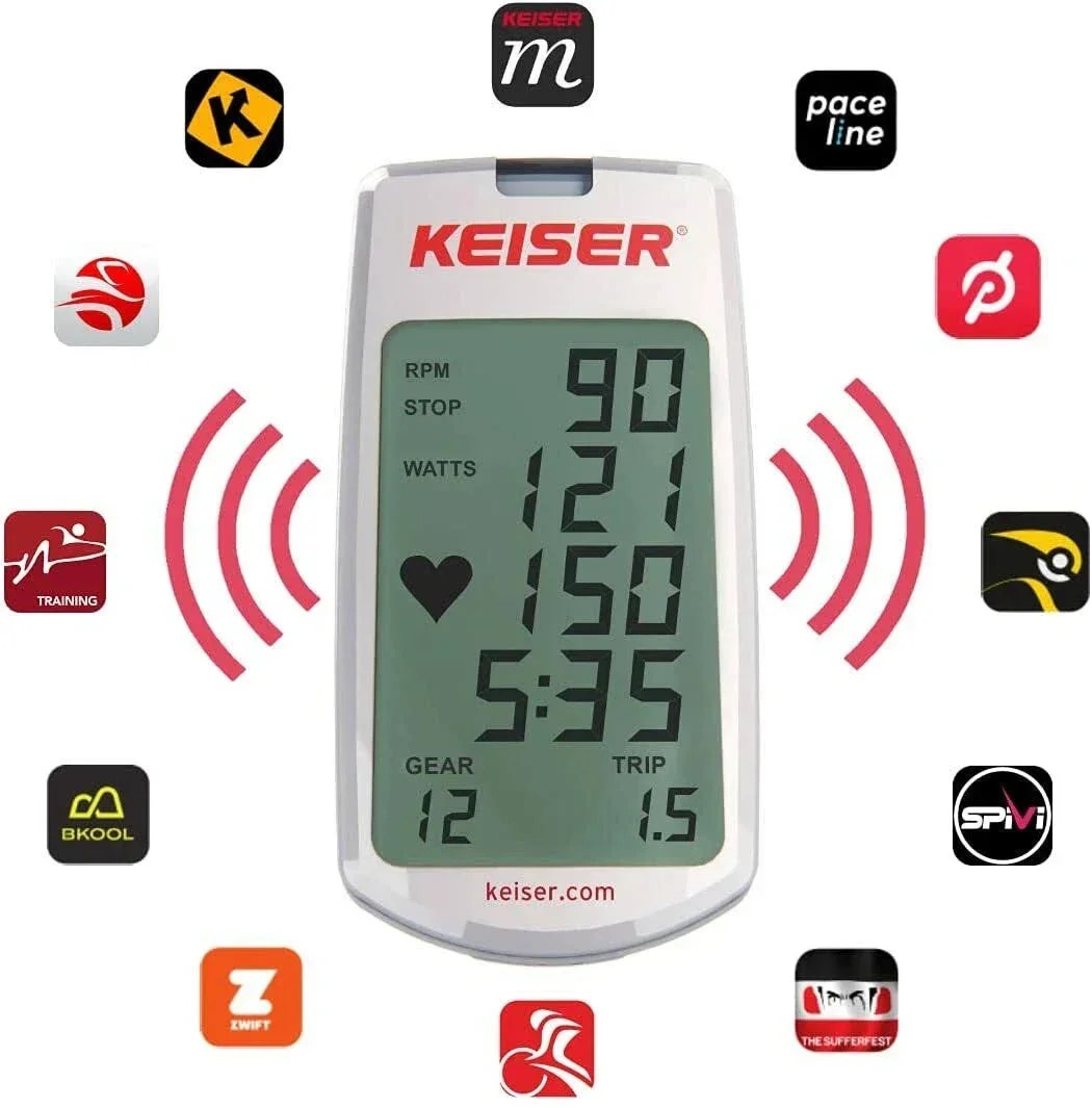 Casavibeo M3 Indoor Bike shown with adjustable seat and handlebars, digital display, and sturdy frame for home exercise.
