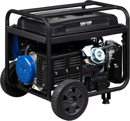 Casavibeo Westinghouse portable gas generator with 9500 peak watt capacity, ideal for home backup power, shown in the image.