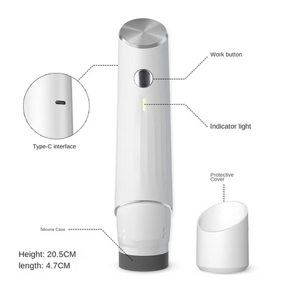 Belro premium compact vacuum sealer handheld machine with rechargeable vacuum pump for household food preservation and sealing.