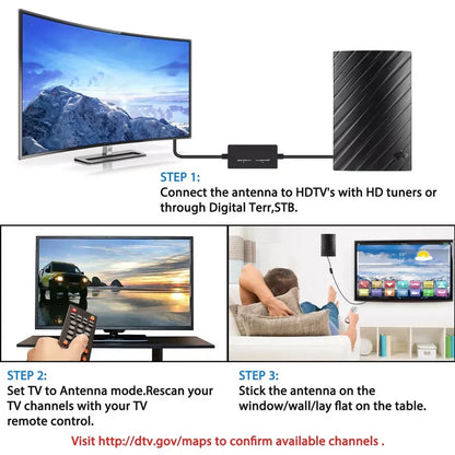 Belro long-range indoor HDTV antenna with 4K digital reception, designed for 600 miles range, suitable for high-quality TV signal.