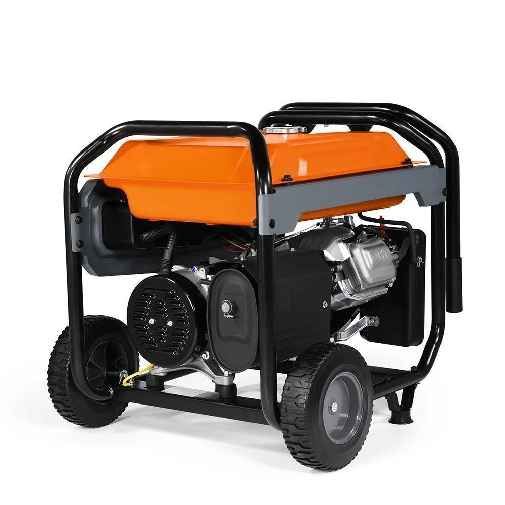 Casavibeo Generac GP6500 portable generator with fuel tank and control panel, ideal for outdoor power needs