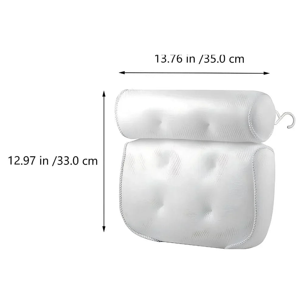 Belro bath cushion headrest and back pillow for bathtub, soft and supportive bath pillow for relaxing soak, home and garden bedding accessory