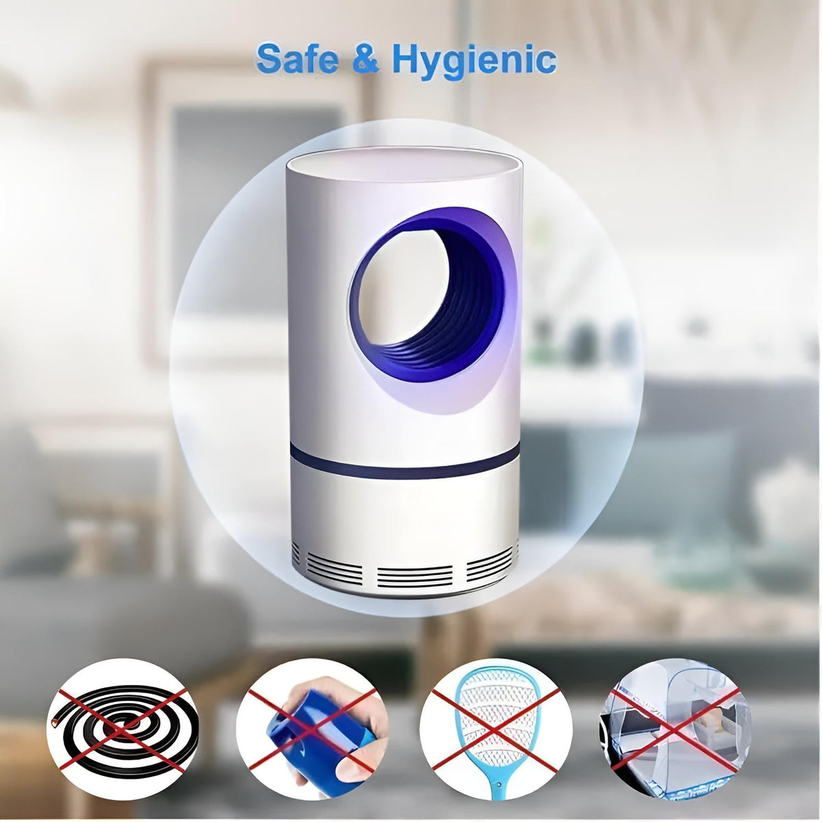 Belro UV light insect trap for indoor and outdoor use, designed to attract and eliminate mosquitoes and flies effectively.