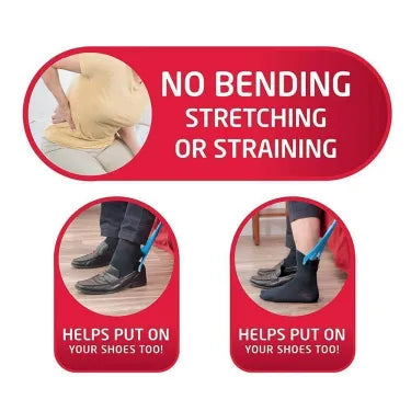 Belro compression sock aid kit for easy on and off, designed to assist with dressing, featuring a compact, practical aid for socks.