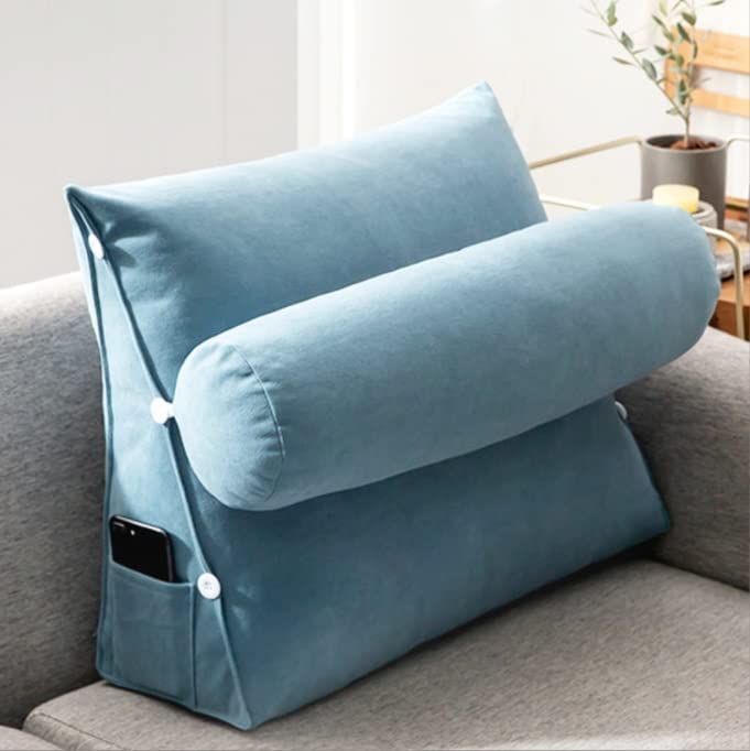 Belro luxury back wedge bed pillow designed for back pain relief, supports proper spinal alignment and comfort in bed