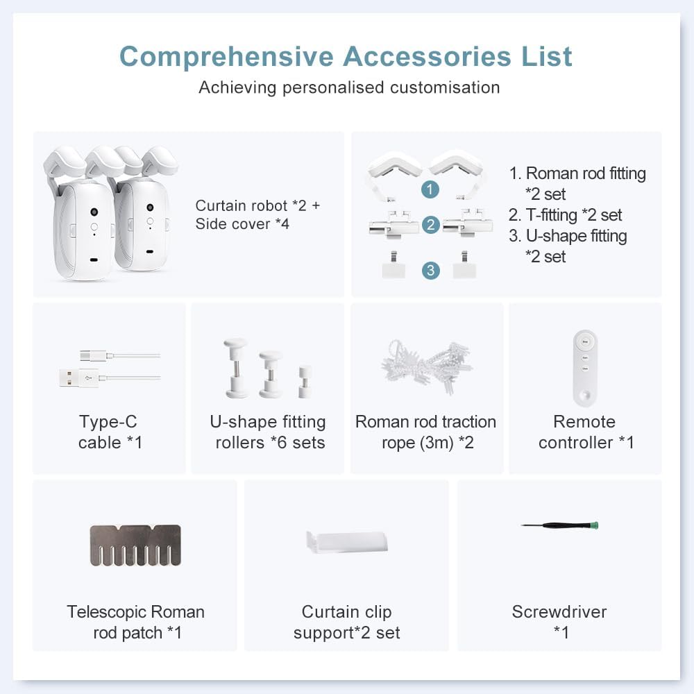 Belro automatic curtain opener and closer for men, showcasing sleek design and functional automation in a modern setting.