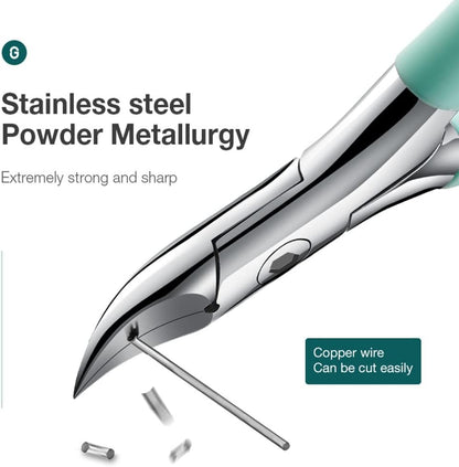 Belro premium toenail clipper for seniors, designed for thick and ingrown toenails, with durable stainless steel blades.