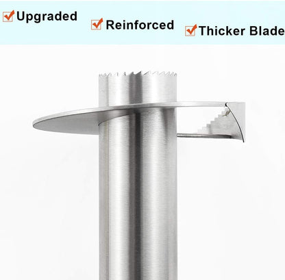 Belro pineapple corer with stainless steel blade and handle, designed for easy pineapple peeling and core removal in the kitchen.