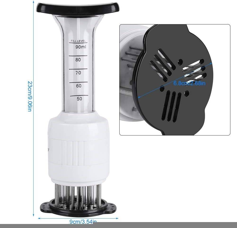 Belro Meat Injector Kit for flavorful marinades, featuring stainless steel needles and a handheld pump for home kitchen use.