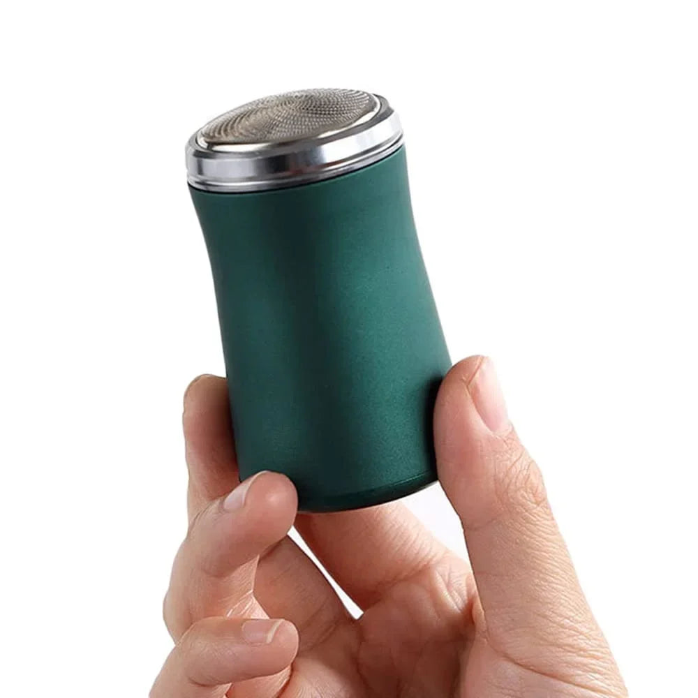 Belro pocket size washable electric razor with compact design and stainless steel blades for personal grooming.