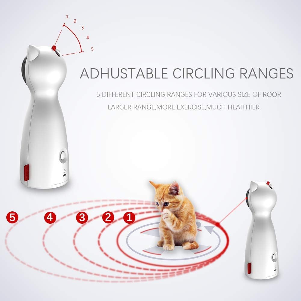 Belro cat laser toy for pets, featuring a small handheld laser device ideal for entertaining cats with laser light.