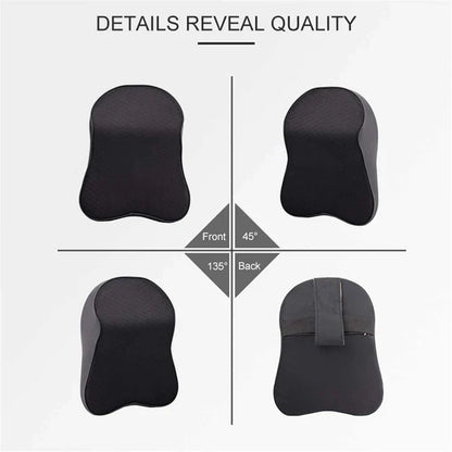 Belro car seat headrest neck rest cushion for neck pain support, ergonomic design for comfort during travel or long drives.