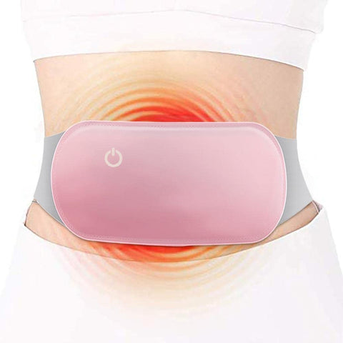 Belro washable heated menstrual relief pad for cramps, soft fabric with heating element, designed for pain relief during menstruation.