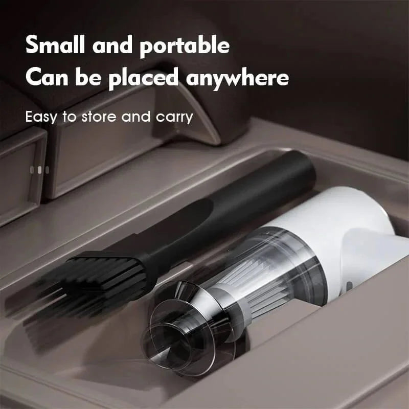 Belro wireless handheld car vacuum cleaner with compact design, ideal for car interiors and quick cleaning.
