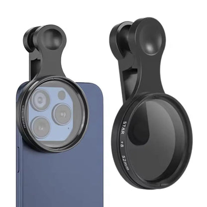 Mivoza 52mm CPL lens filter for smartphones, reducing glare and enhancing colors in photography accessories.