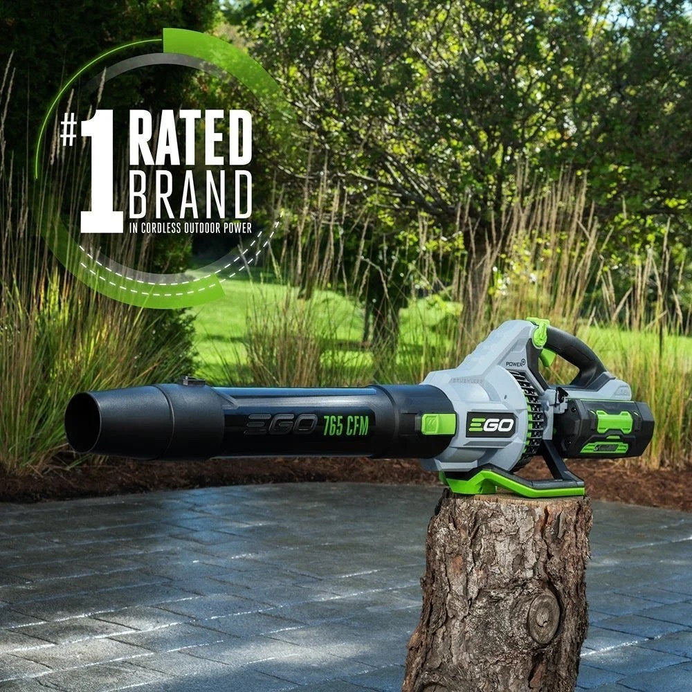 Casavibeo EGO Power+ 765 CFM Blower Kit LB7654 showing the handheld leaf blower with attachments and control features.