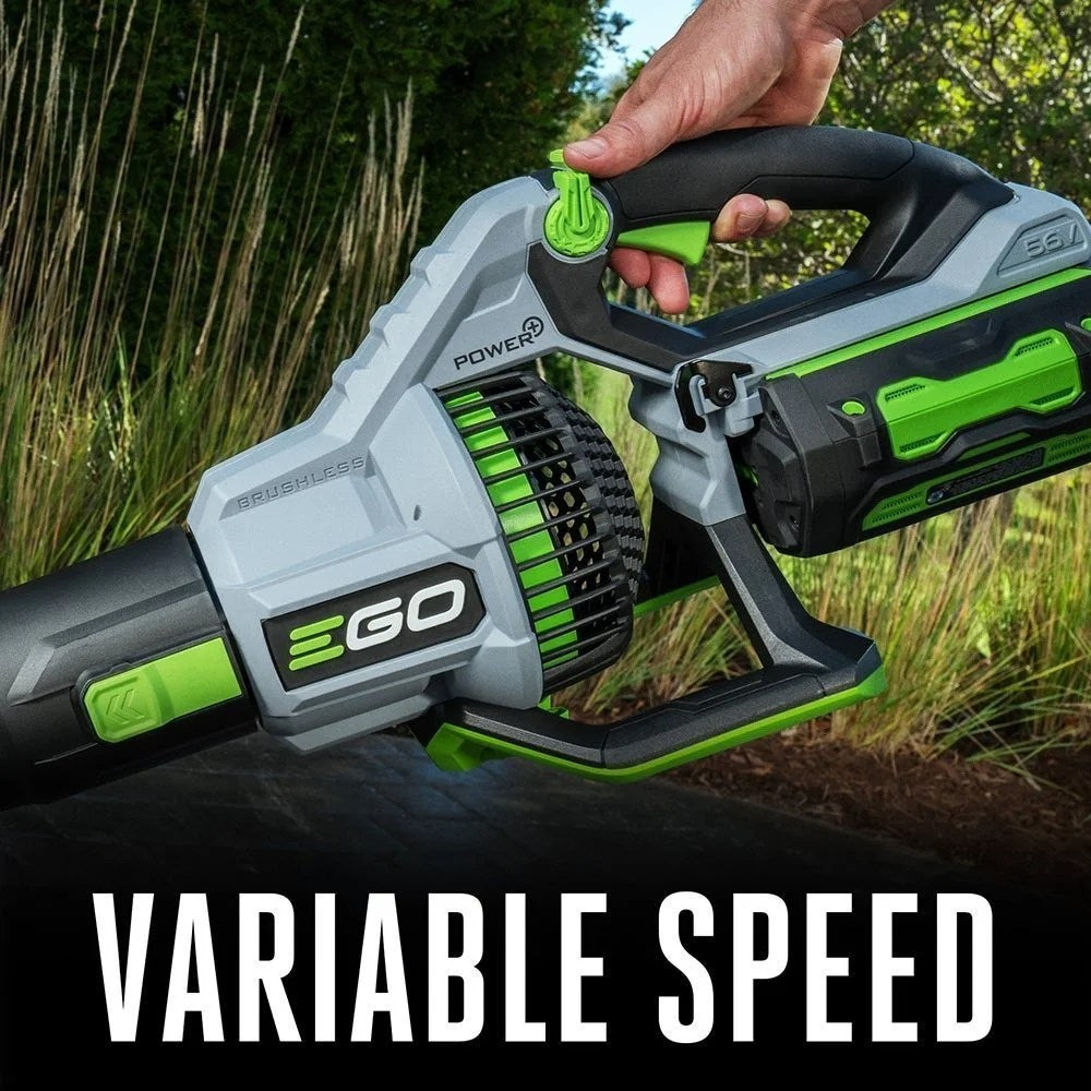 Casavibeo EGO Power+ 765 CFM blower kit with ergonomic handle and nozzle for efficient yard cleanup.