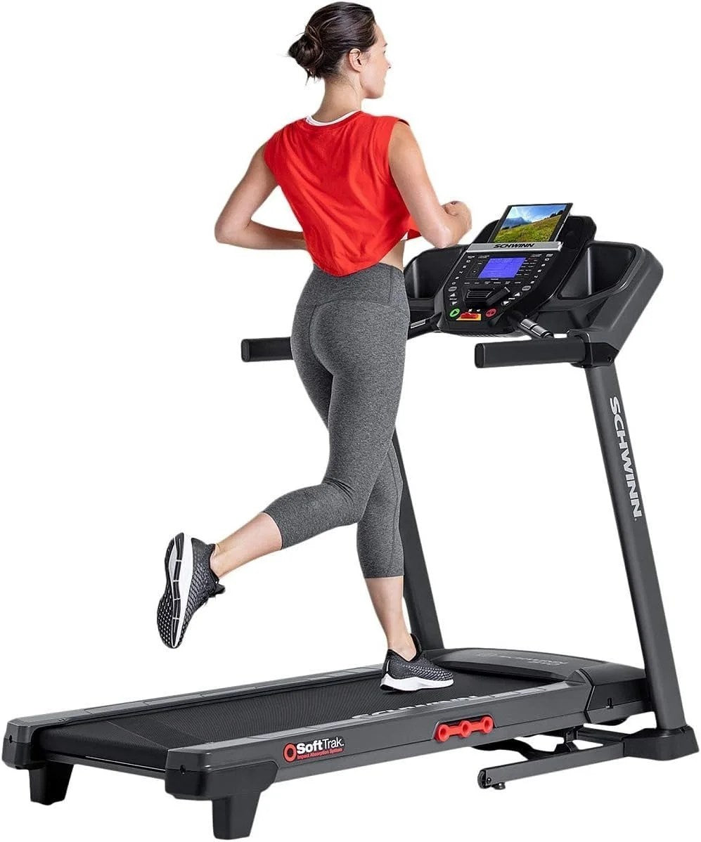 Casavibeo Schwinn 810 Treadmill with digital display, running belt, and control panel for home cardio workouts.