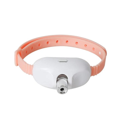 Mivoza Laser Play Cat Collar with automatic laser toy for interactive, active play on a cat's neck showing the collar and laser element.