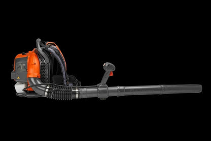 Casavibeo Husqvarna 150BT gas backpack blower with ergonomic handle and powerful engine for efficient yard cleanup.