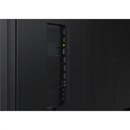 Samsung 50-inch 4K UHD commercial display with intelligent upscaling, branded Casavibeo, shown with vibrant screen content.