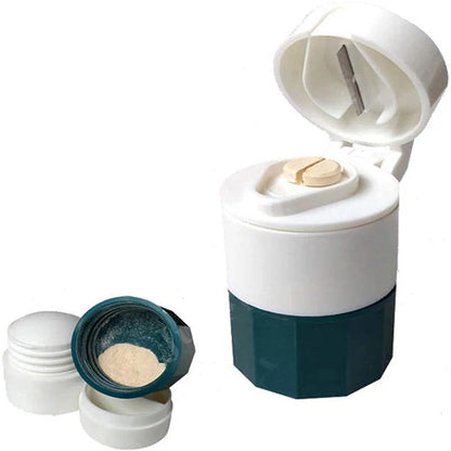 Belro pill crusher for health and beauty, showing the compact device used to crush pills into powder.