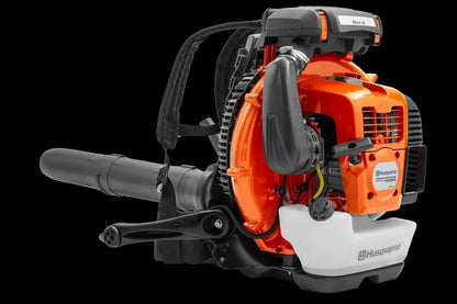 Casavibeo Husqvarna 580BFS Mark III backpack blower with ergonomic handle and large air intake in a detailed product image.