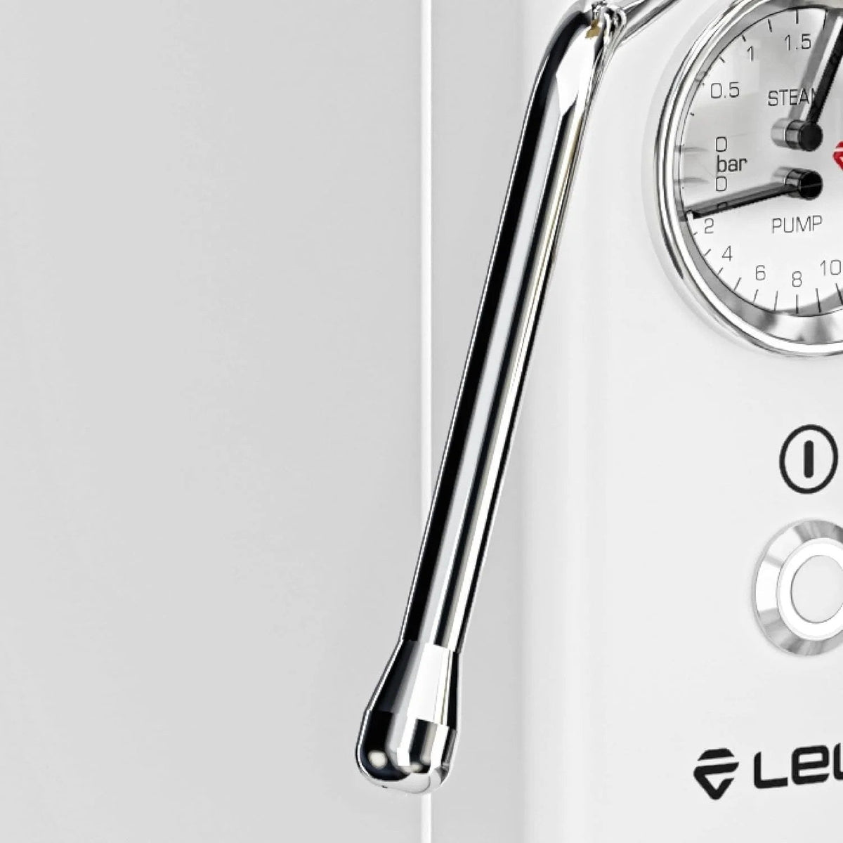 Lelit MaraX PL62X-EUCW espresso machine with stainless steel finish, compact design, and digital display for high-quality coffee brewing.