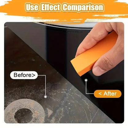 Belro limescale eraser and rust remover cleaning supply with a compact handheld design on a white background.