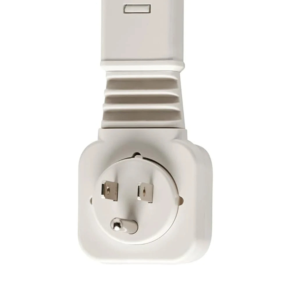 Belro multi-port electrical outlet extender with multiple power sockets for electronics, shown plugged into a wall outlet.