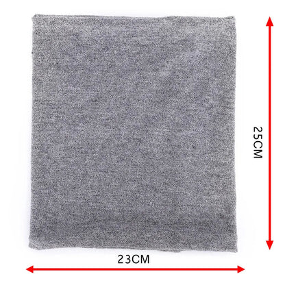 Belro cozy cashmere winter scarf and neck warmer in soft, warm fabric, draped to showcase its luxurious texture and versatile style.