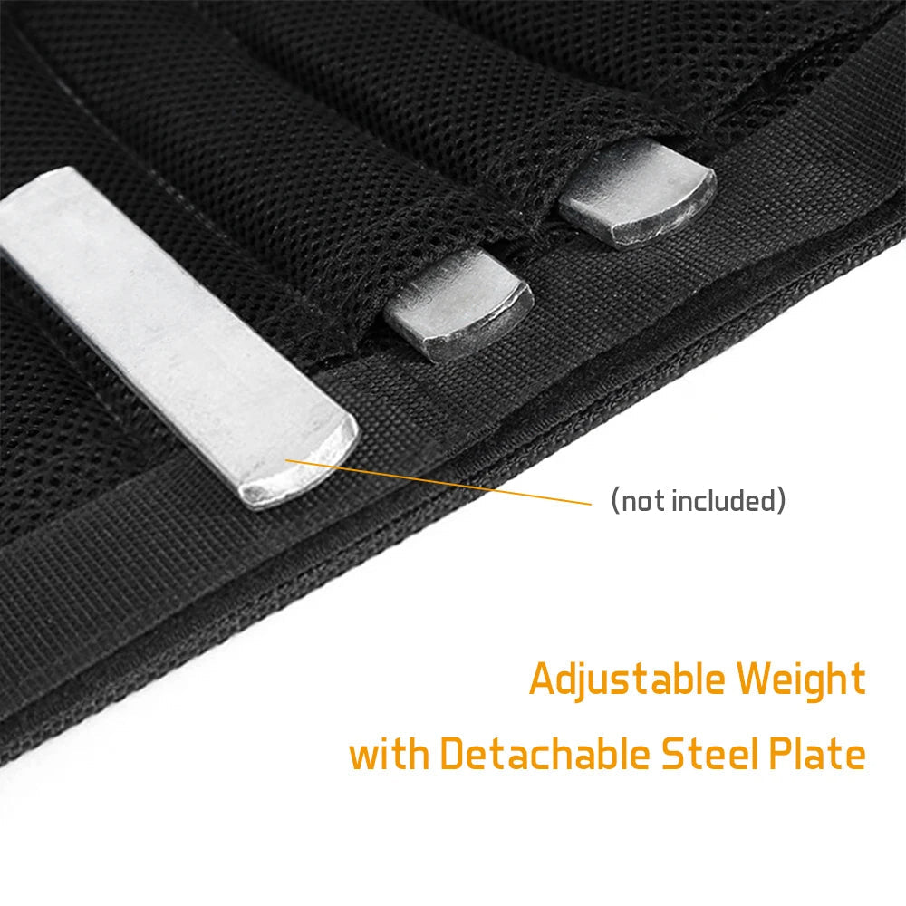 Belro men's adjustable exercise ankle weights shown on ankles, used for fitness and strength training in clothing category.