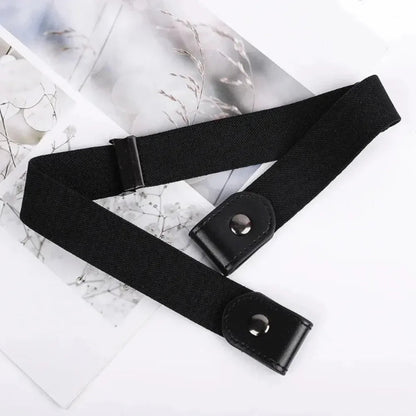 Belro adjustable elastic invisible no buckle belt, clothing accessory, stretchy and discreet for comfortable waist fitting.